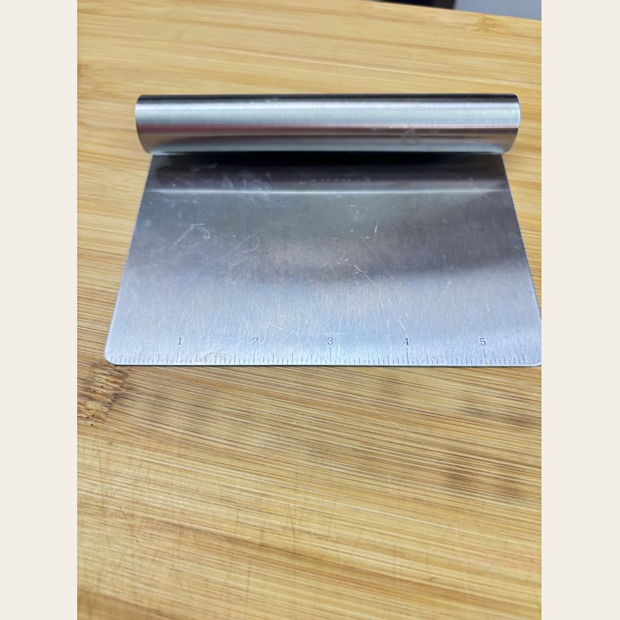 Colleen's stainless steel multipurpose scraper and chopper