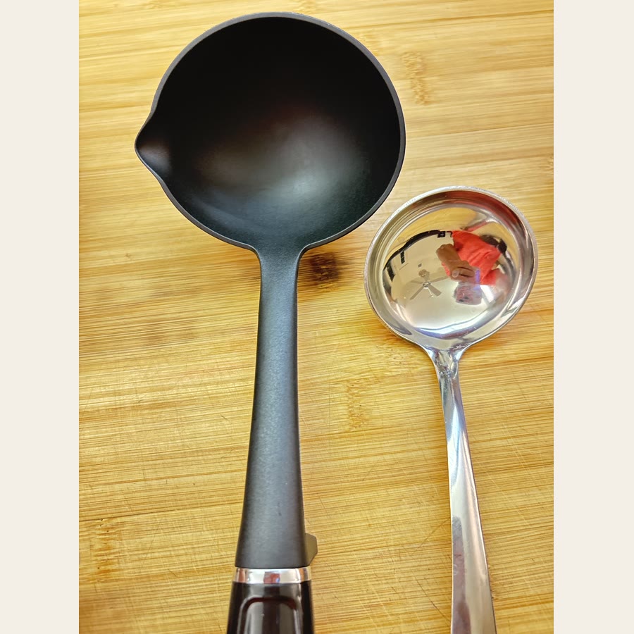 Two sizes of Colleen's kitchen ladles