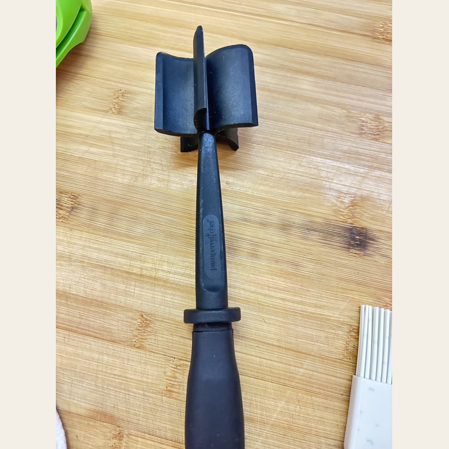 Colleen's multi-blade meat masher
